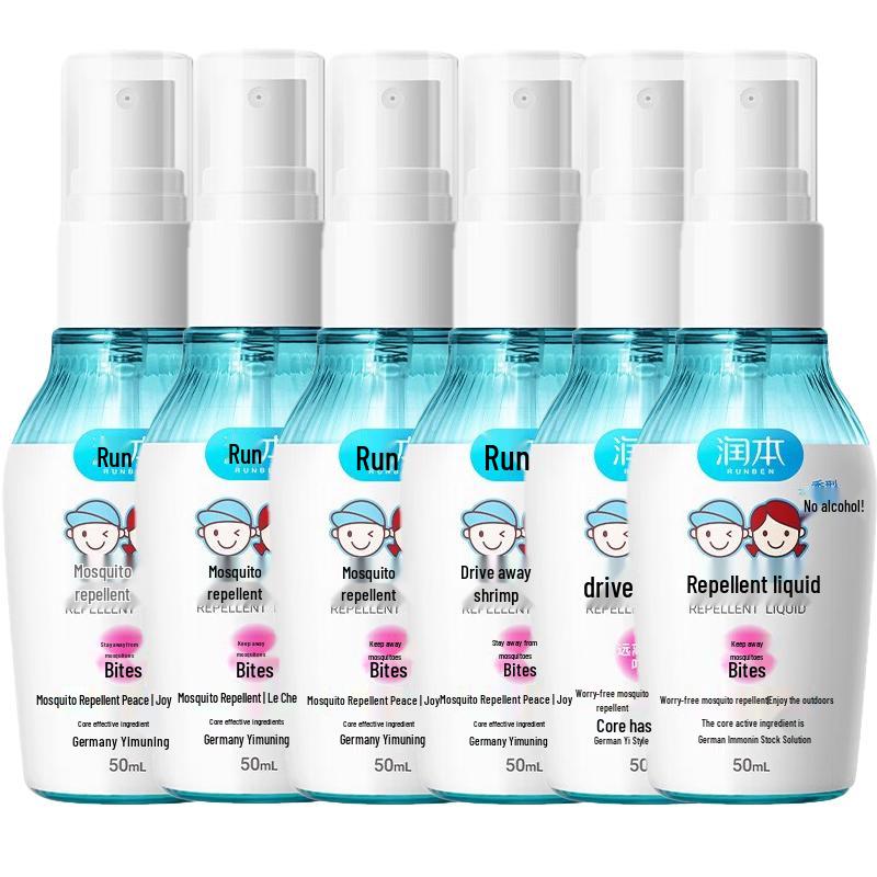 Runben Baby Mosquito Repellent Spray (6-Pack)