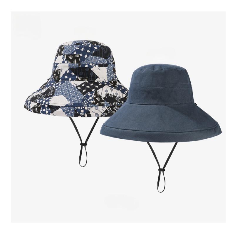 Summer Full Cotton Fisherman Hat Versatile Temperament Casual Double-sided Sun Hat