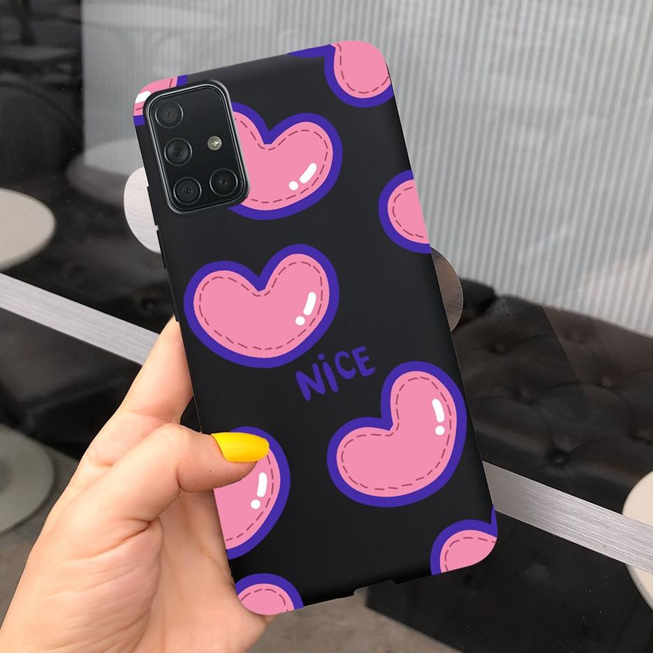 For Samsung Galaxy A31 A41 A51 A71 Case Cute Art Painted Back Cover Soft TPU Phone Case For Samsung A315 A415 A515 A715 F Bumper