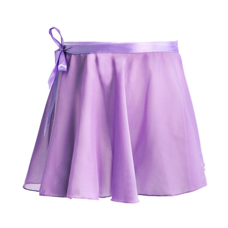 Dívčí taneční kostým Dvoudílná souprava Dětská jednobarevná kombinéza s krátkým rukávem a baletní sukně