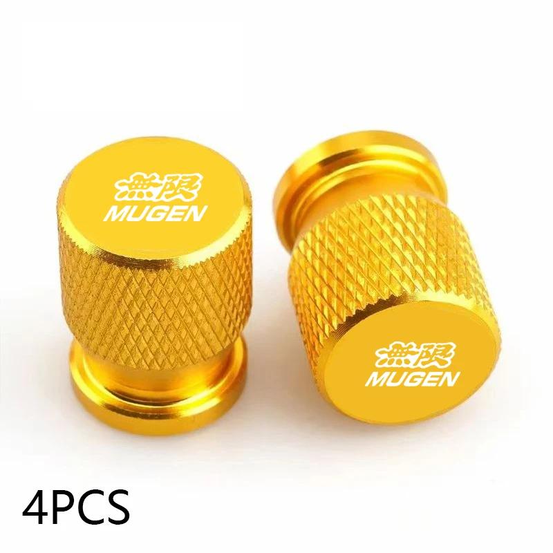 Car Wheel Tire Valve Caps Tyre Stem Covers Airdust Waterproof For Honda Mugen CB400 CB650F CBF CBR250RR CRF SH300 NC750