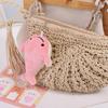 Plush Cartoon Whale Keychain Animal Whale Whale Pendant Fashion Animal Whale Doll  Decoration