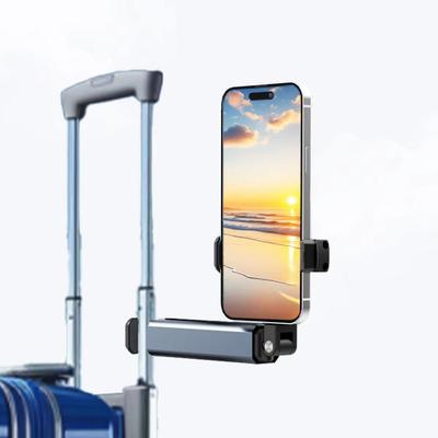 Folding Portable Phone Mount Zinc Zinc Alloy Adjustable Phone Stand Mobile Phone Holder Video Meeting Live