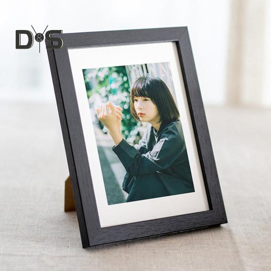 6/7/8/10-Inch/A4 Vintage Wooden Photo Frame Clear Glass Picture Display Frame Rustic Home Office Bedroom Desktop Photo Holder Decoration