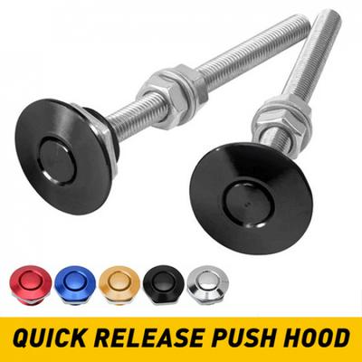 2/4/6/8/10PCS Pattern Bumper Push Button Hood Bonnet Quick Release Latch Kit