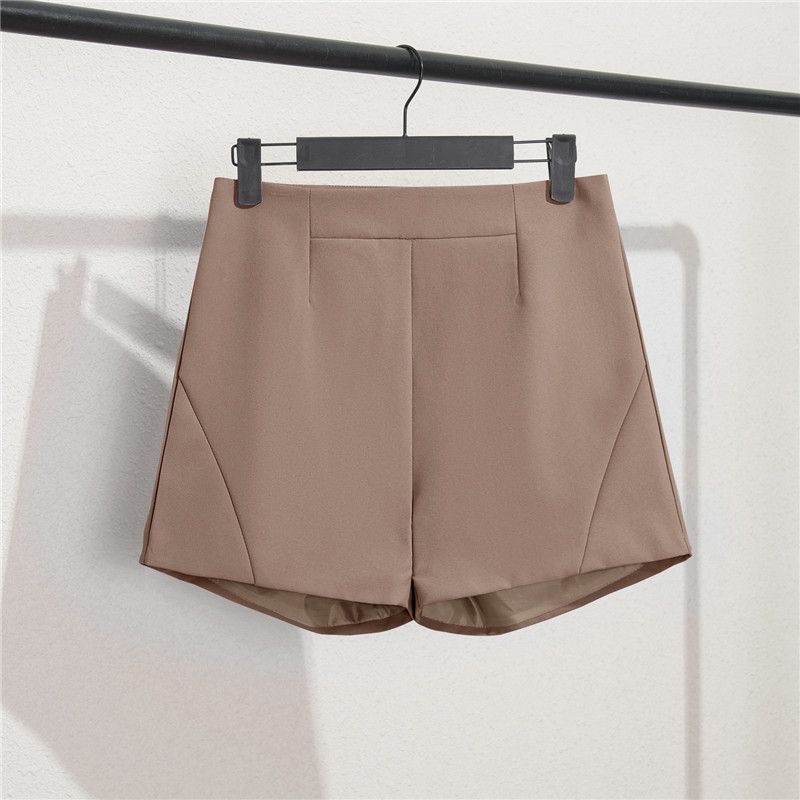 

2025 Design Sense Casual A Wearing Wide Leg Pants 307 khaki M