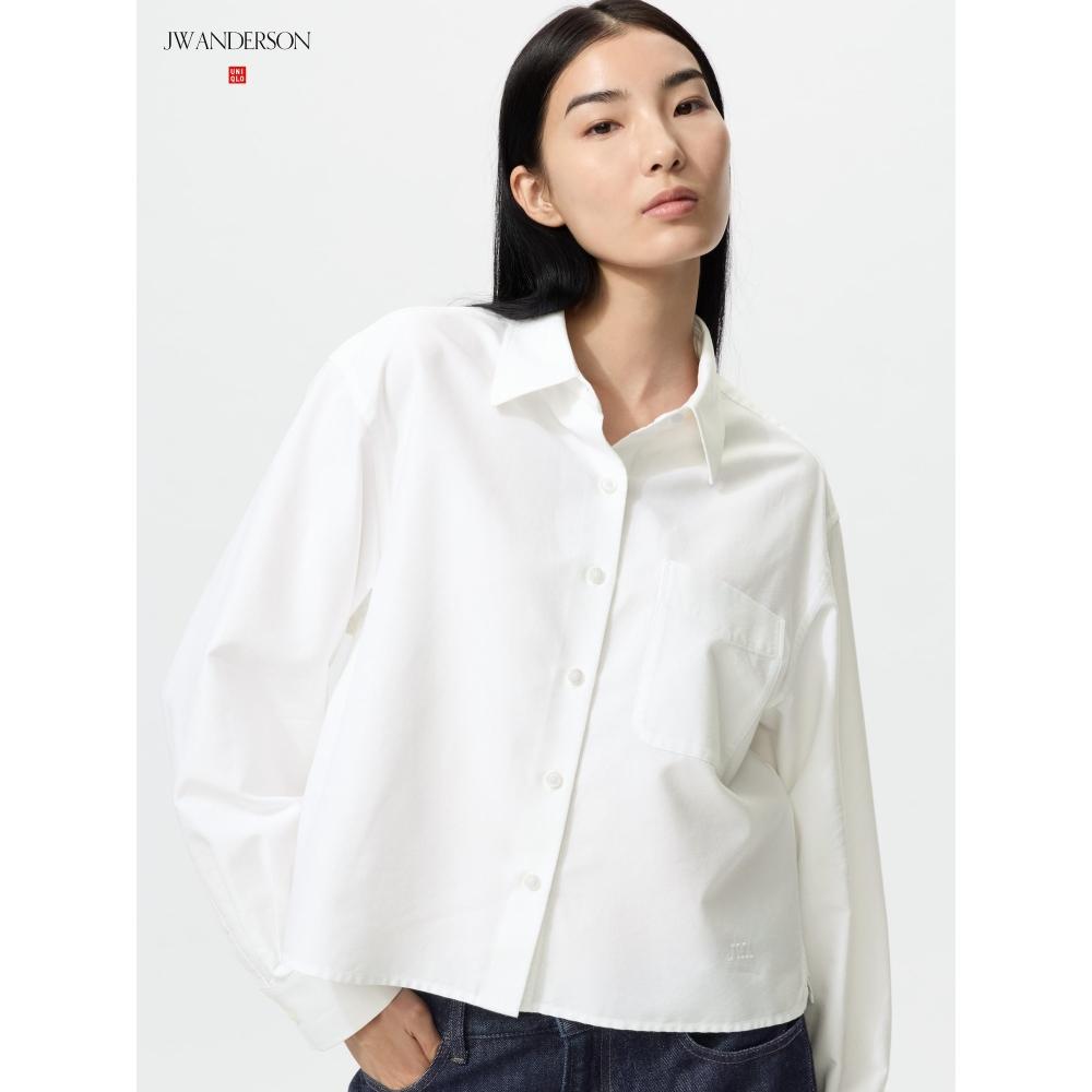 Uniqlo Oxford Boxy Shirt  Long Sleeve 