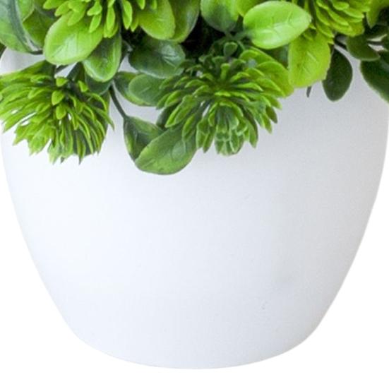 Plant Bonsai Easy Care Vivid UV-resistant Pretty Small Grass Plants Pot Ornament for Wedding