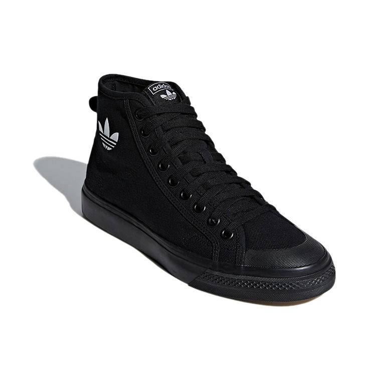adidas Nizza Hi Top 'Black Logo' Men's B41651