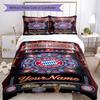 Fc Bayern München 6 Customize Your Name Bedding Set Breathable Duvet Cover with Pillowcases Home Decoration Birthday Gift