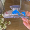 Cartoon Ocean Style Fish Hair Claw Starfish Fish Shape Grab Clip Acetate Shark Clip  Headwear