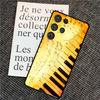 Piano keys Vintage Music Notes Case For Samsung Galaxy S25 Ultra S21 S22 S23 S24 Ultra S9 S10 S20 Plus S25 FE Back Cover