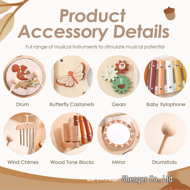 Large Musical Xylophone Table and Walker Toy for Child Development