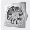 Powerful Silent Kitchen Window Exhaust Fan – Metal Square Oil & Smoke Extractor