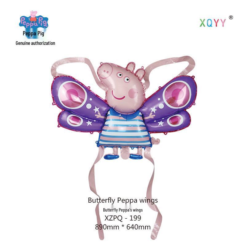 Colorful Children's Angel Wings Inflatable Butterfly Balloons for Night Market and Street Stall Decoration