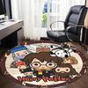 1pz Tappeto Harry Potter, Rotondo Antiscivolo Durevole Grande Dimensione Tappeto da Ufficio, Adatto per Ufficio, Bella Decorazione