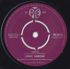 7inch Record LONNIE DONEGAN - Lorelei 7N15275 Pye Records 1960 UK Blues Used