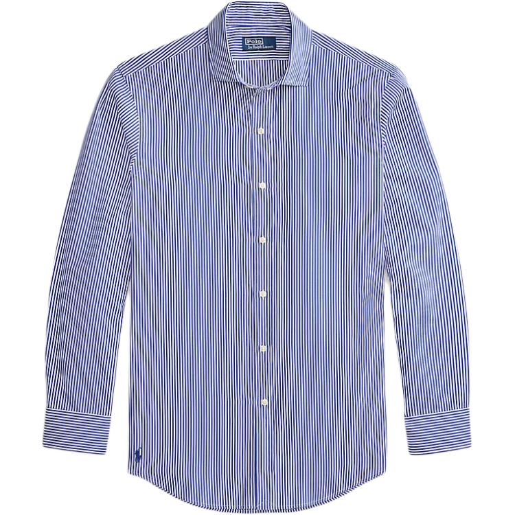 

Polo Ralph Lauren Классический крой Рубашка в полоску из поплина Мужские рубашки 710980247-004 S