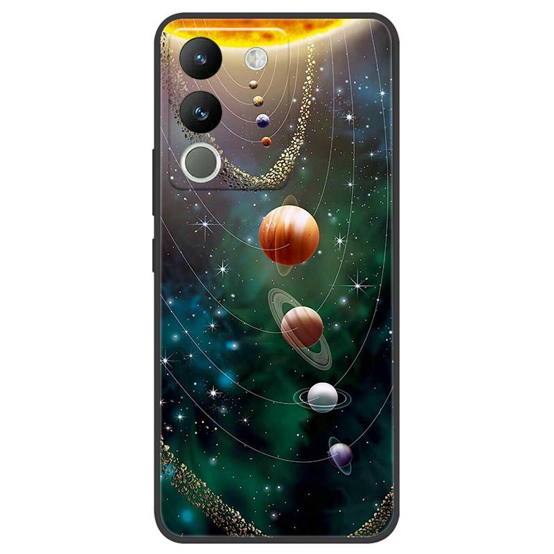 For VIVO V29E Case V2317 Camer Protective Shell For VIVO Y200 5G Phone Case Soft Silicone TPU Back Cover V2307 Shockproof Fundas