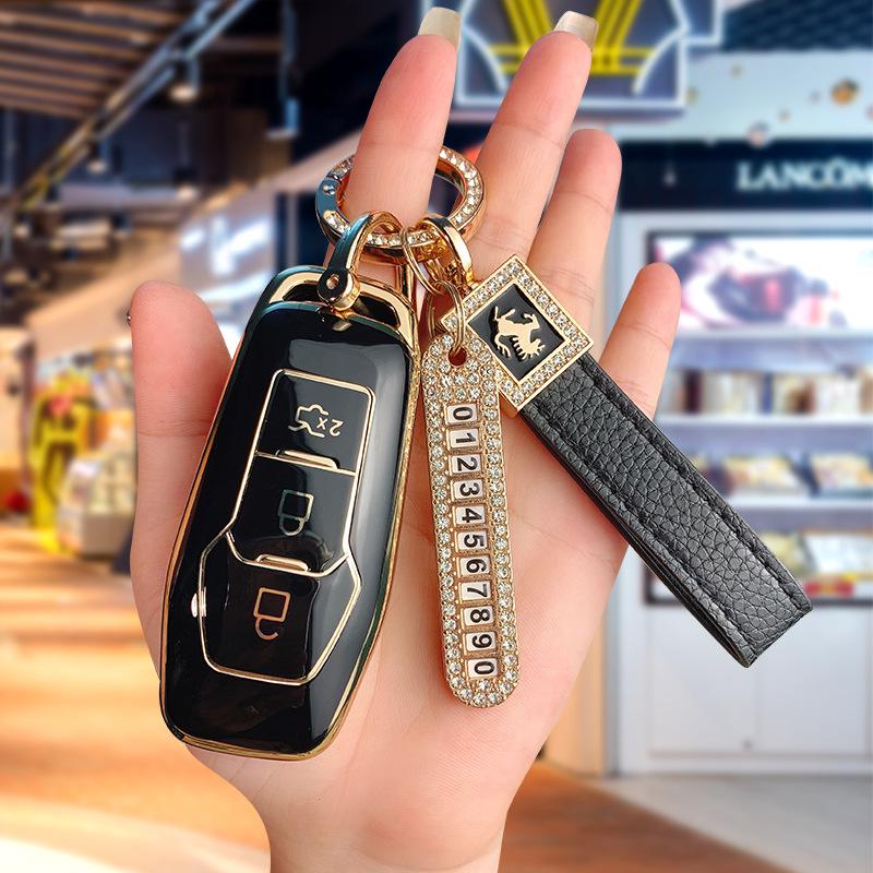 High-Grade Key Case for Ford Mondeo, Mustang, Edge, Kuga, Explorer, Taurus.