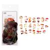 40pcs Colorful Butterfly Wings Stickers Epoxy Resin Fillings Plant Sticker for DIY Silicone Mold Filler Nail Art Crafts Decor