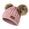 New Baby Hat Children Pompom Winter Hat Knitted Cute Hat For Girls Boys Casual Girls Hat Baby Beanie
