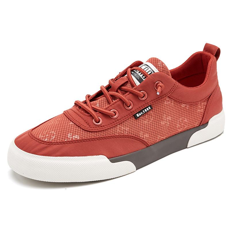 New Summer Mens Shoes Fashionable Light Luxury Trend Versatile Mens Casual Shoes Mesh Hollow Breathable Cloth Shoes
