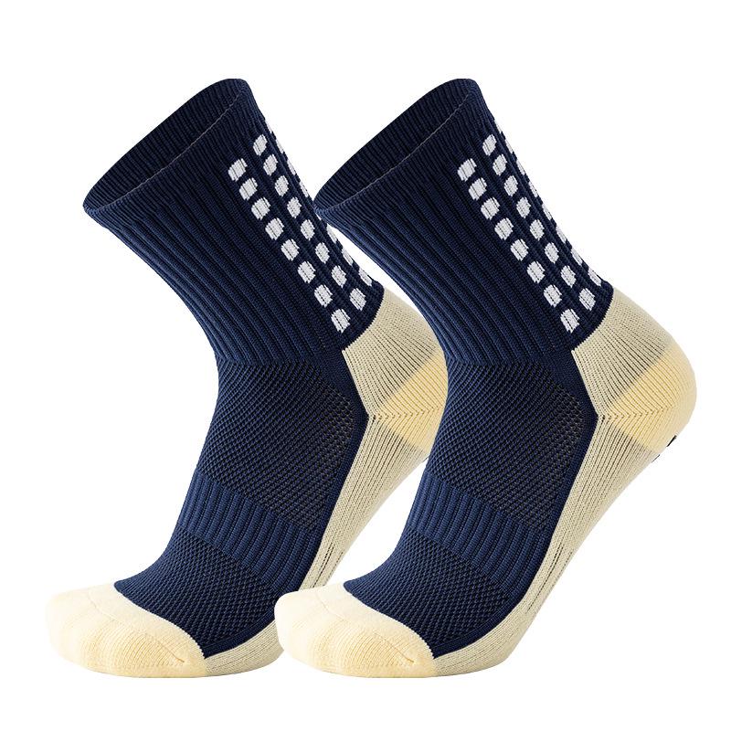 Unisex rutschfeste Sportsocken bis zur Wade mit Gel-Grip & gepolsterter Sohle - Atmungsaktiv für Yoga & Fußball