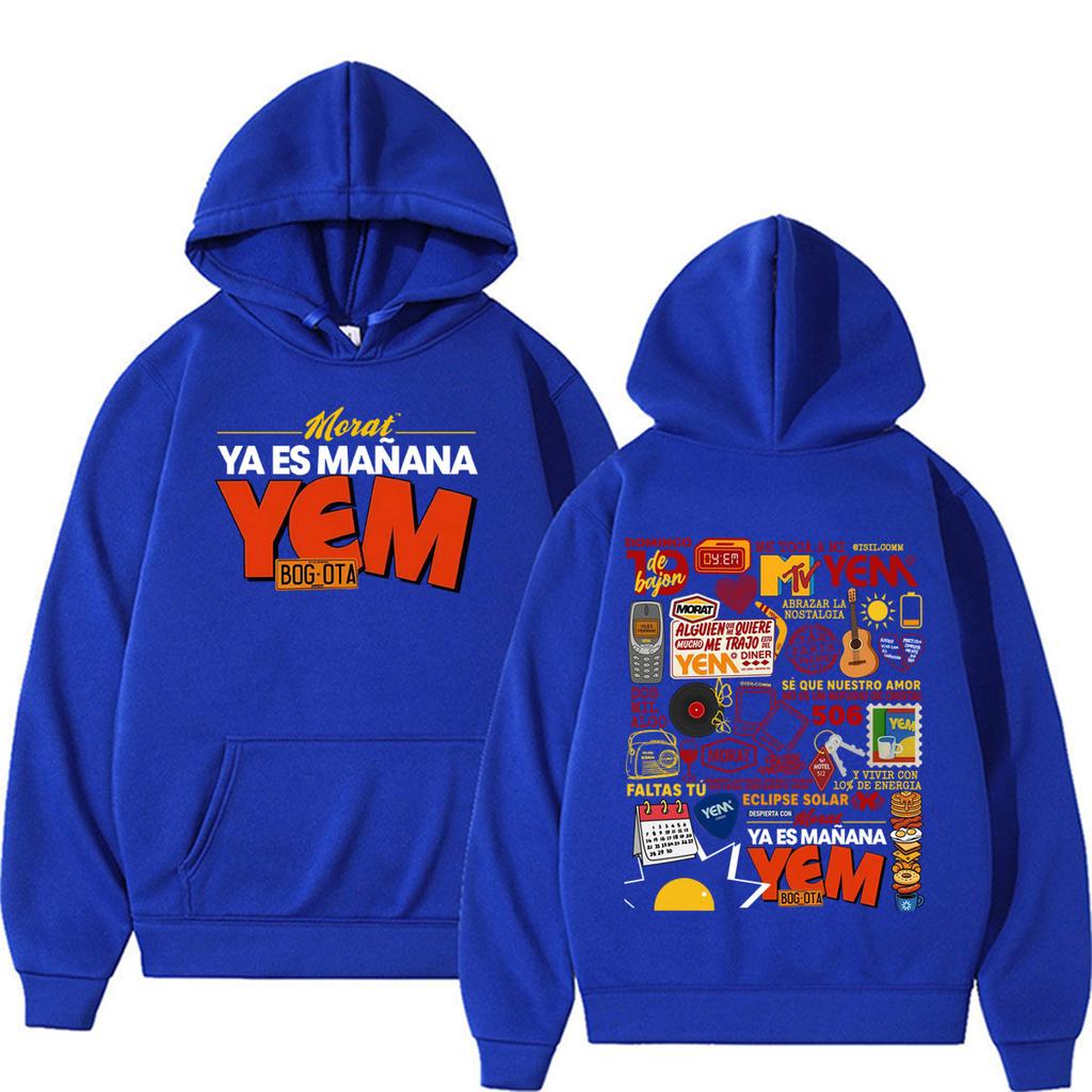 Band Morat Yem Ya Es Manana Merch Sweatshirts Unisex Fashion Hip Hop Streetwear Hoodies High Quality Casual Hoodie Pullovers