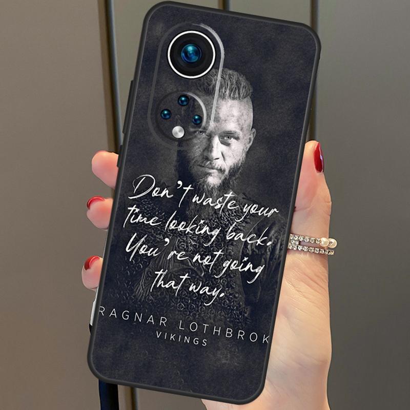 Cover Ragnar Lothbrok Vikings Per Honor 50 Lite Custodia Per Huawei P20 P30 P40 Pro Nova 9 5T P Smart 2021 8X 9X 10i