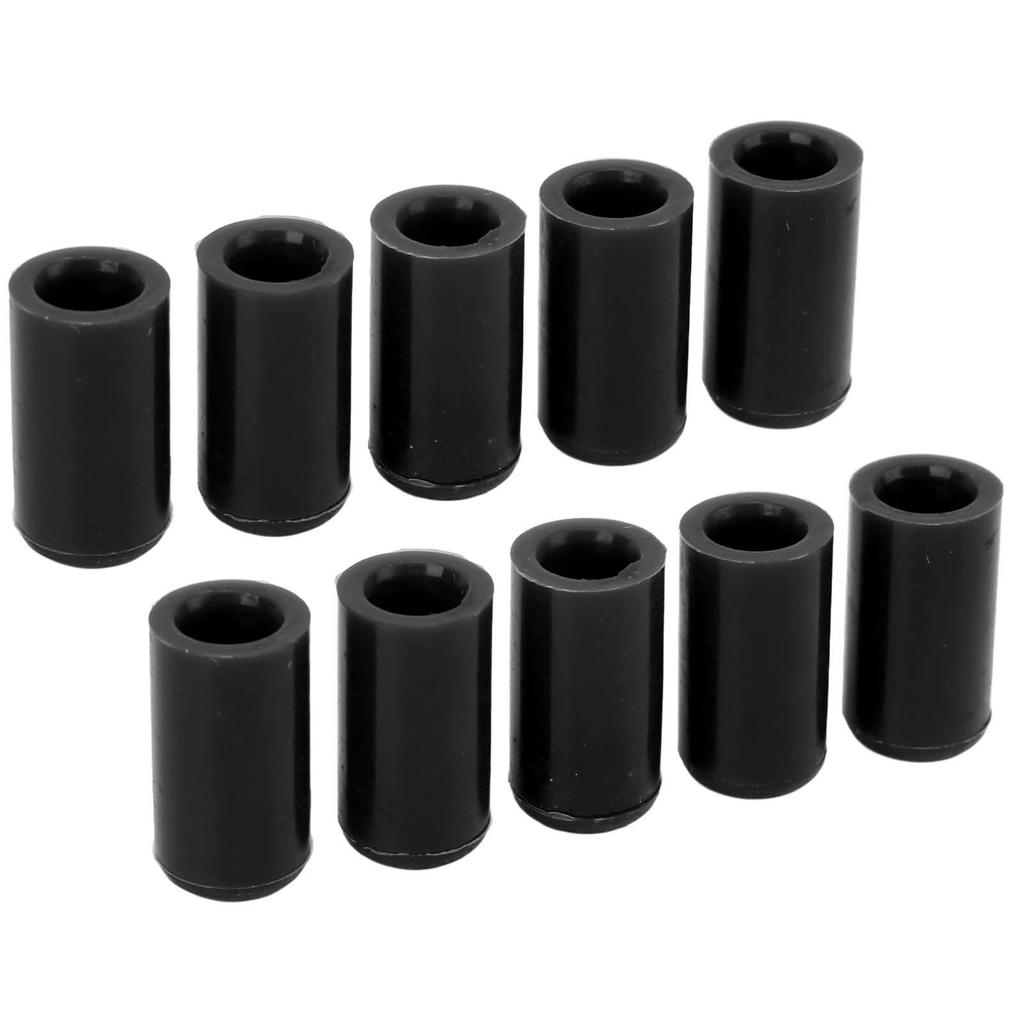 10 Pcs 10mm Automotive Vacuum Hose Cap Silicone Waterproof Ozone Resistant Flexible Intake Vacuum Hose End Plug Black