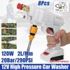 12/24V Handheld Auto Sprühgerät Auto Reinigungsgeräte Waschmaschine Wasserstrahl Kabellos Hochdruck Auto Waschpistolen