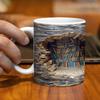 Bibliotheksregal Tasse, Coole Lesezeichen Keramik Kaffeetasse, Buchliebhaber Geschenk, Kreative Buchclub Tasse Kaffeetasse