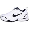 Air Monarch 4 White Dragon's Chant Leather Abrasion Resistant Low Top Chunky Sneakers Unisex Black White 415445-102