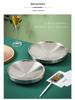 Korean Style Gold Double-Layer Stainless Steel Plate for BBQ & Hot Pot