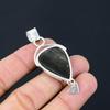 Mothers Day Deal 925 Sterling Silver Pear Nellite Stone Sister Pendant Jewelry