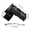 Aluminum Alloy RC Car Engine Cooling Fan, Replacement Part, Easy to Install, Heat Sink for