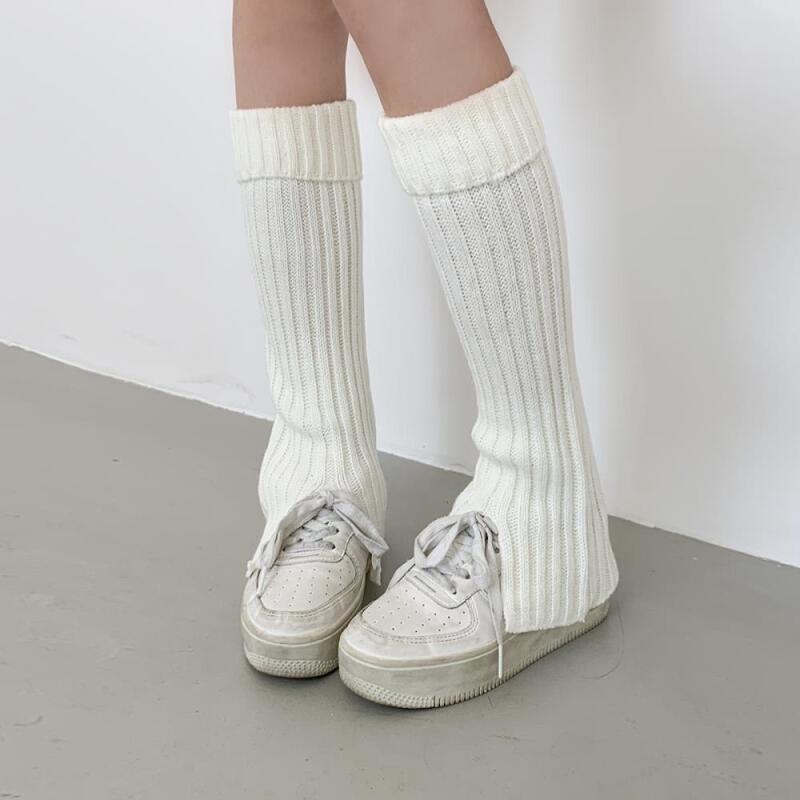 

Women s Long Half Sweater FW Socks A33928_Black