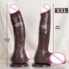 Oversized Soft Realistic Thick Dildo Gay Sex Toy for Women Suction Cup Big Dick Anal Plug Vaginal Masturbators Silicone Penis