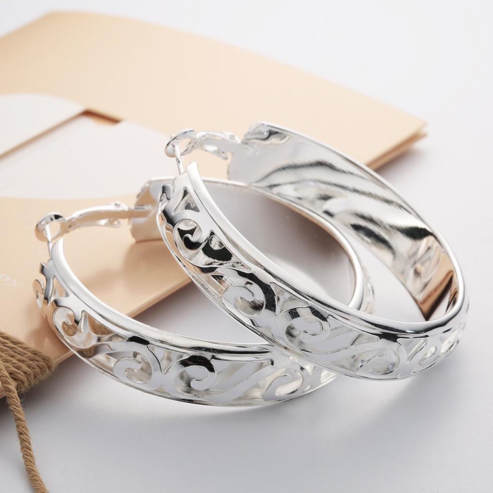 Runder Modeschmuck Ohrring Damen Mode Creolen Ohrstecker Hängende Ohrringe Ohrstecker Schmuck