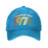 Washed Baseball Cap Vintage  Th Birthday Gift Aged  Years Old Summer Hip Hop Hats for Men Adult Funny Sun Baseball Caps
