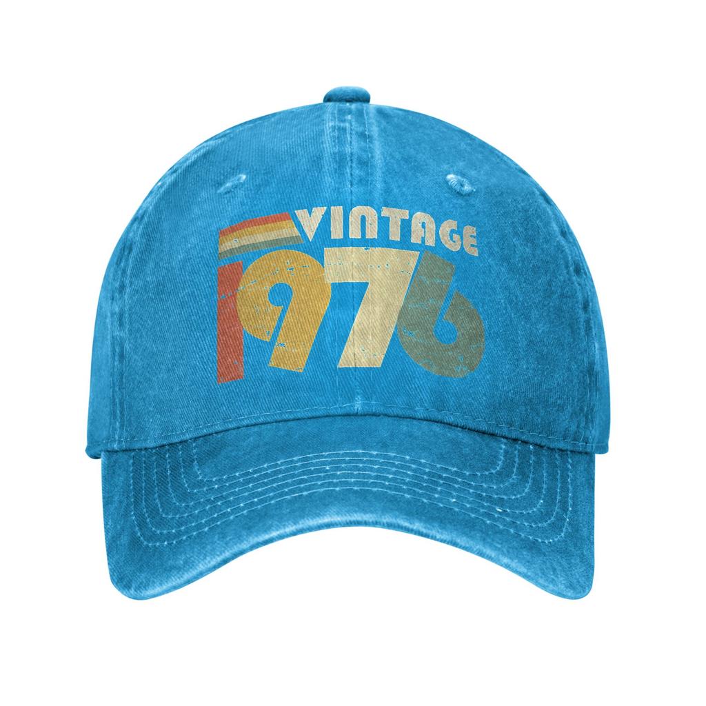 Washed Baseball Cap Vintage Th Birthday Gift Aged Years Old Summer Hip Hop Hats for Men Adult Funny Sun Baseball Caps