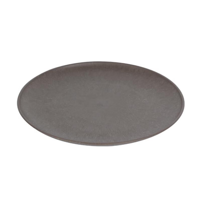ZISIZ Stainless Steel Round Dining Plate