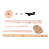 Wood Drilling Fire Making Tool Survival Emergency Ignitor Kit for Outdoor Camping
