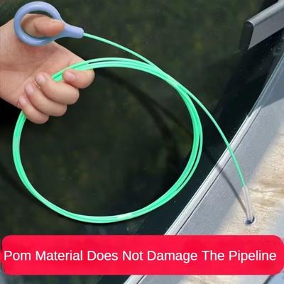 2/3/5m Autoablaufloch-Reiniger Schiebedach-Entwässerungsreinigungsbürste extra lang flexibel Spiralbürste Reinigungswerkzeug Zubehör