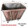 Stainless Steel Hotel Service Cart for Linen & Recycling