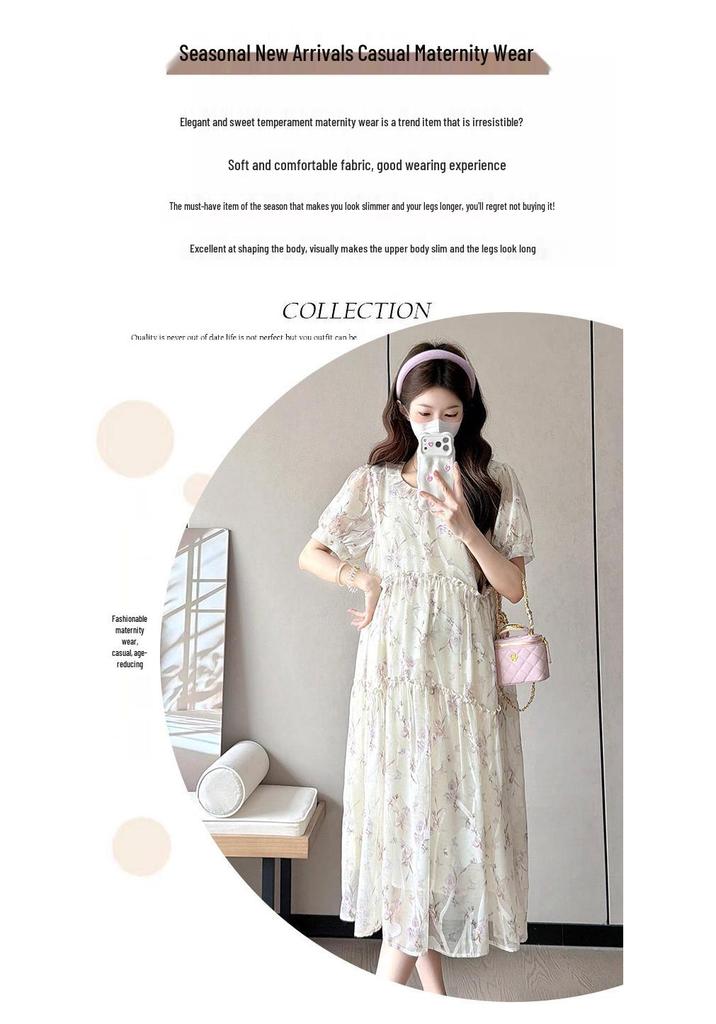 2026 Summer Plus Size Maternity Dress