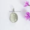 Natural Green Amethyst Pendant, 925 Sterling Silver Pendant, Birthday Pendant, Oval Gemstone Pendant, Handmade Pendant