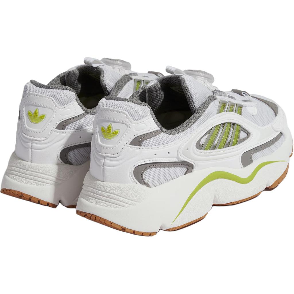Adidas Originals Ozmillen Boa Shoes Comfortable Versatile Low Top Kids Casual Shoes Unisex Shoes White Green HQ0272