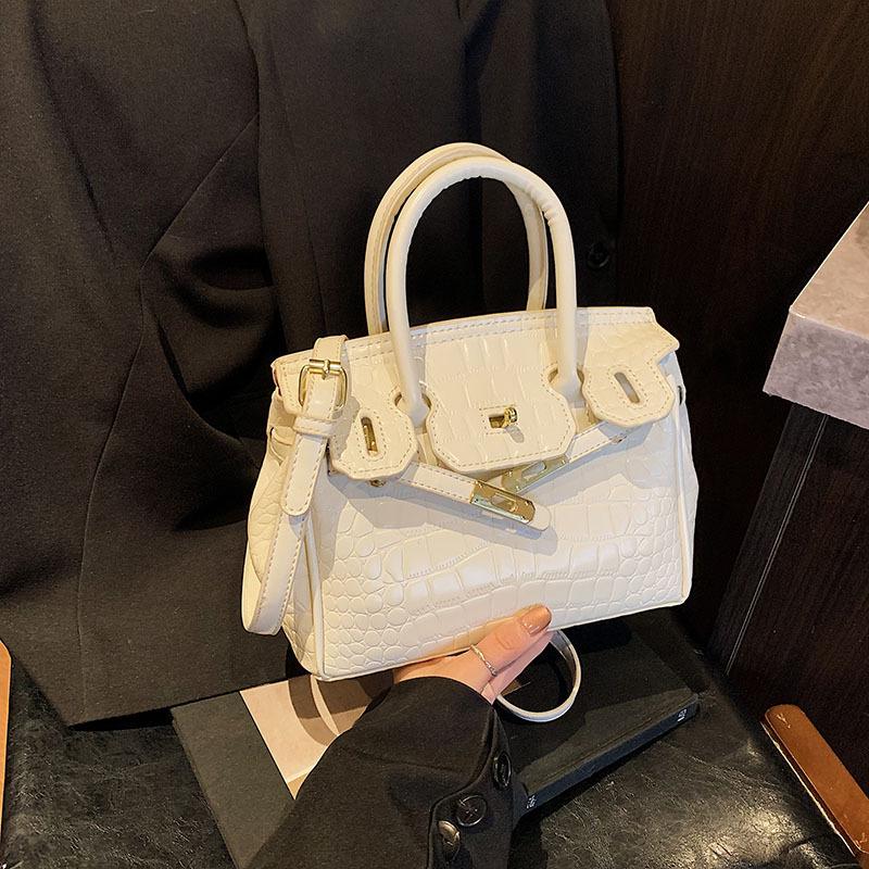 

Универсальный стиль, популярная личность, повседневная женская сумка, трендовый нишевый дизайн с крокодиловым узором, сумка-мессенджер